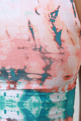 Tie Dye Sleeveless Crop Top