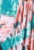 Tie Dye Double Layer Open Wrap Skirt