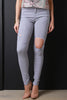 High Waist Ripped Stretchy Skinny Jeans