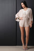 Crochet Trim Dolman Sleeve Romper