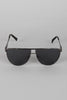 Semi-Aviator Metallic Sunglasses