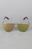 Semi-Aviator Metallic Sunglasses