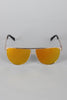 Semi-Aviator Metallic Sunglasses