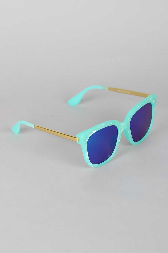 Wayfarer Style Granite Sunglasses