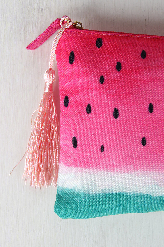 Watermelon Tassel Pouch