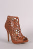 Butterfly Wing Cutout Caged Stiletto Heel