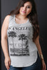 Los Angeles Graphic Print Thank Top