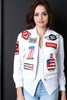 The Real Deal Racer Patch Bomber Jacket