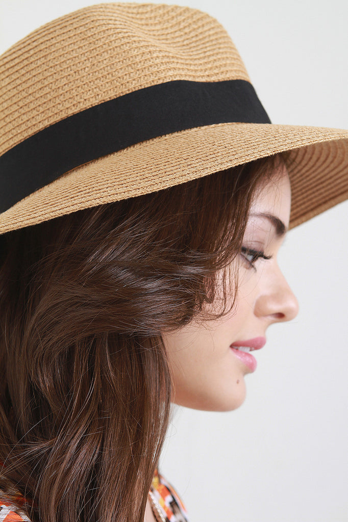 Woven Straw Panama Hat