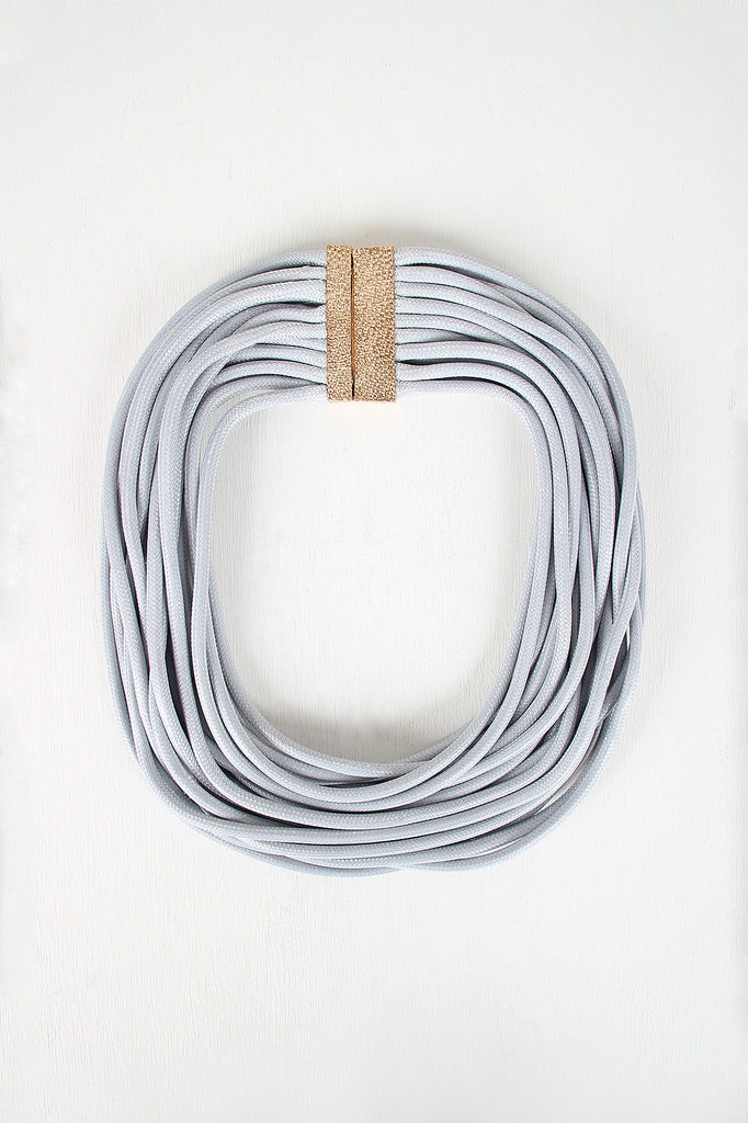 Multi Cord Bib Necklace