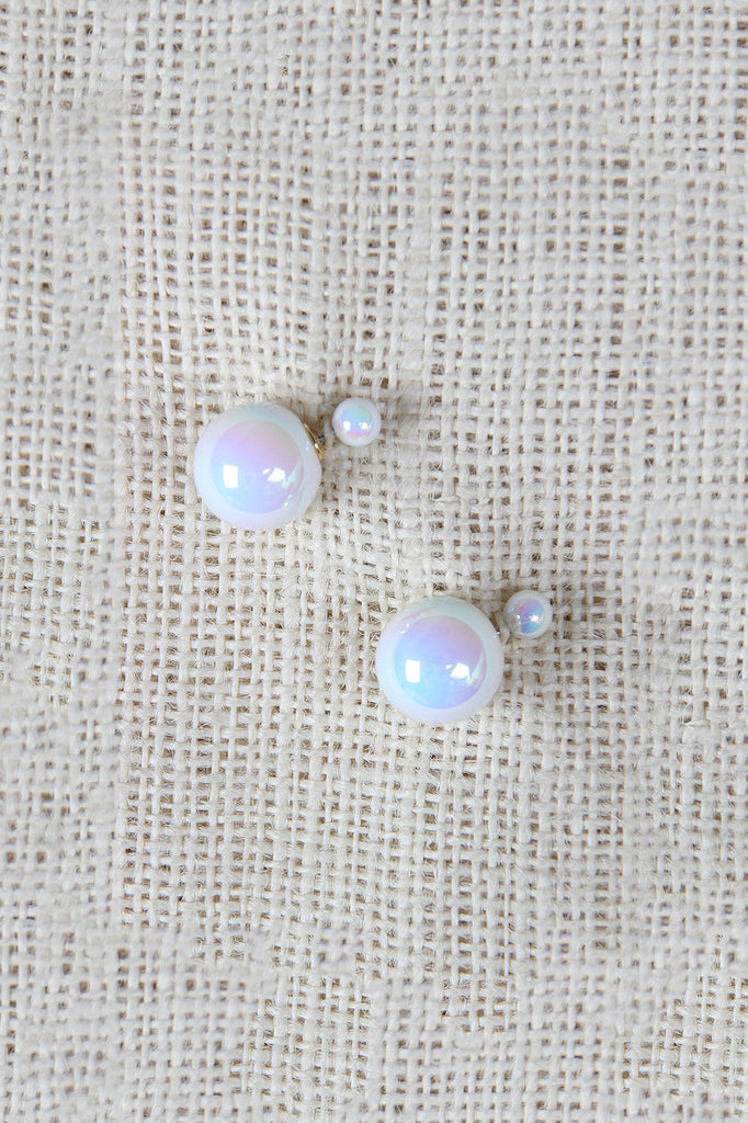 Pearl Double Sided Earrings