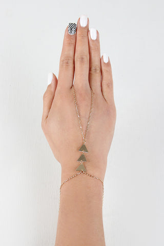 Delicate Arrow Bracelet And Ring Set