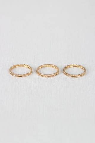 Delicate Arrow Bracelet And Ring Set