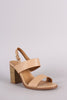 Liliana Classic Straps Open Toe Chunky Heel