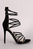 Liliana Rhinestone Encrusted Strappy Stiletto Heel