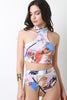 Paint Splash Abstract Print Two Piece Set