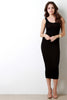 Casual Jersey Sleeveless Maxi Dress